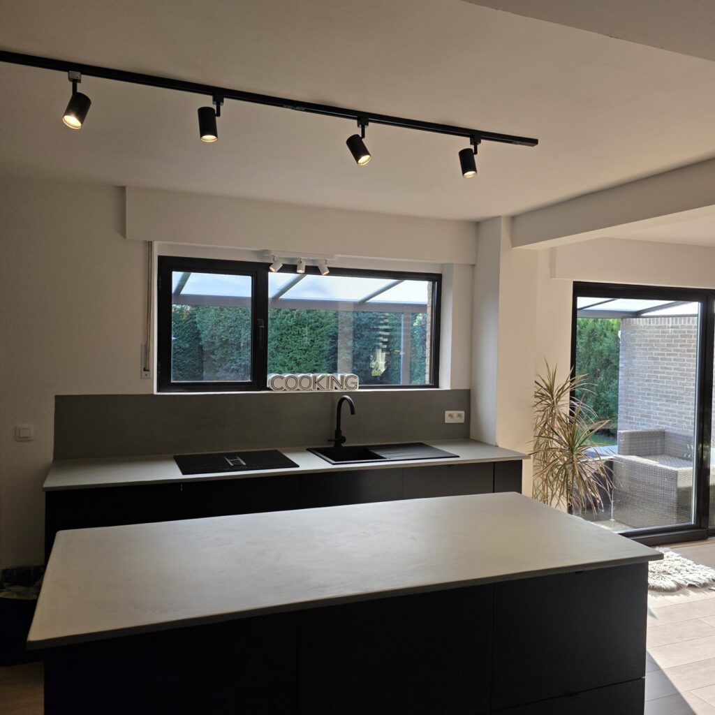 Keukenaanrecht microtopping